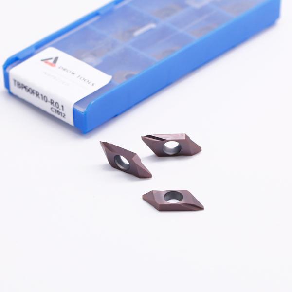 Quality 90° Carbide Groove Cutter Inserts TBP60FR10 TBPA For Back Turning With R050/R100 wholesale