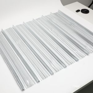 Pre Notched Hot Dip Galvanized Steel 3/8" High Rib Lath G60 3.4 Lbs/Sq. Yd For