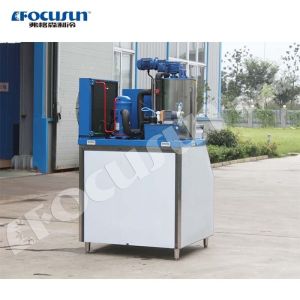 High Capacity 1T Per Day Flake Ice Machine with 500KG Ice Storage and 380V
