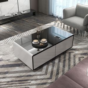 Double Doors Dual Zone Wine and Beverage Coolers Beer Fridge for Smart Coffee