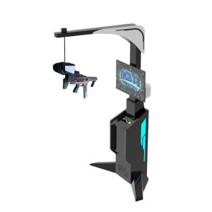 Cheap Arcade VR Shooting Simulator VR Gun Battle Standing Walker VR Machine Gun Gatling for sale