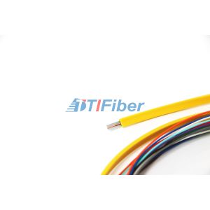 LC Single Mode Pigtail Optical Fiber With 12 Core Ribbon Fiber Cable
