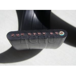 Cold resitance flat crane cable ECHU flexible cable