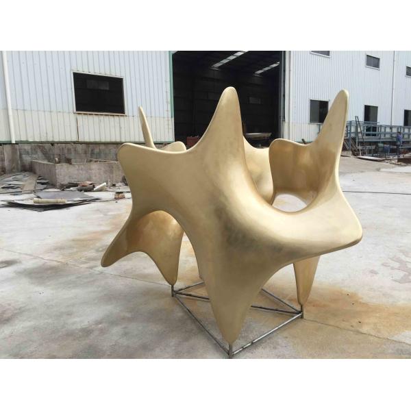 Quality 2 Meter Length Bronze Garden Statues Golden Painted Surface Finishing wholesale