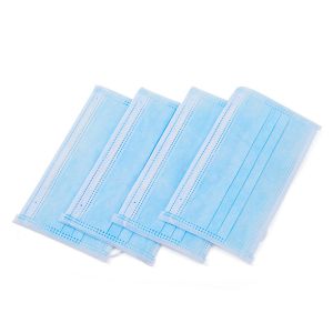 Comfortable Disposable Face Mask Anti Virus Size 17.5 X 9.5cm Elastic Earloop