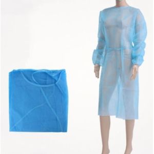 China Antibacterial Disposable Plastic Aprons Water Resistant With Waist Tie Closure on sale