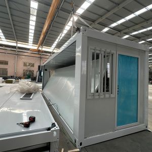 20ft Prefabricated Foldable Container House with Detachable Structure and