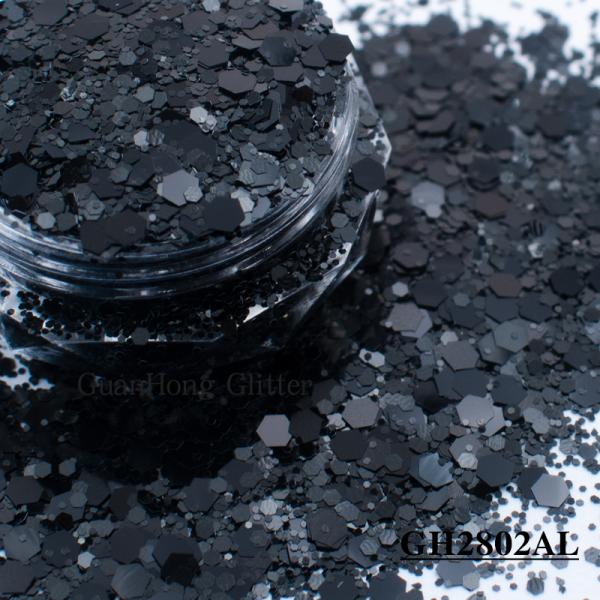 Matte Solvent Resistant Glitter Epoxy Chunky Mix For Nail Arts Decorations