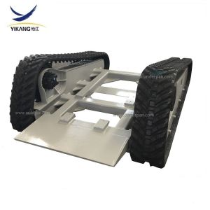 Best price tracked undercarriage with hydraulic motor steel chassis system for 0
