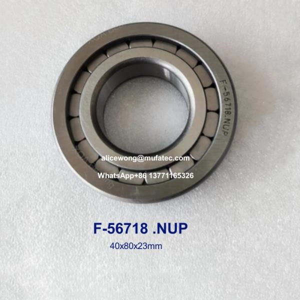 F-56718.NUP Full Complement Cylindrical Roller Bearing 40x80x23mm For Main Shaft