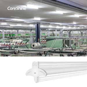 China Continuous 2400mm 150lm/W Industrial Warehouse Lighting Fixtures on sale