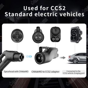 Olink EV Fast Charging Plug Fast EV Charger CHAdeMO Connector CHAdeMO to CCS2