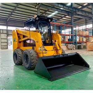 1200kg JC120 Skid Steer Loader 0.55m3 Bucket with Cummins engine and Brush