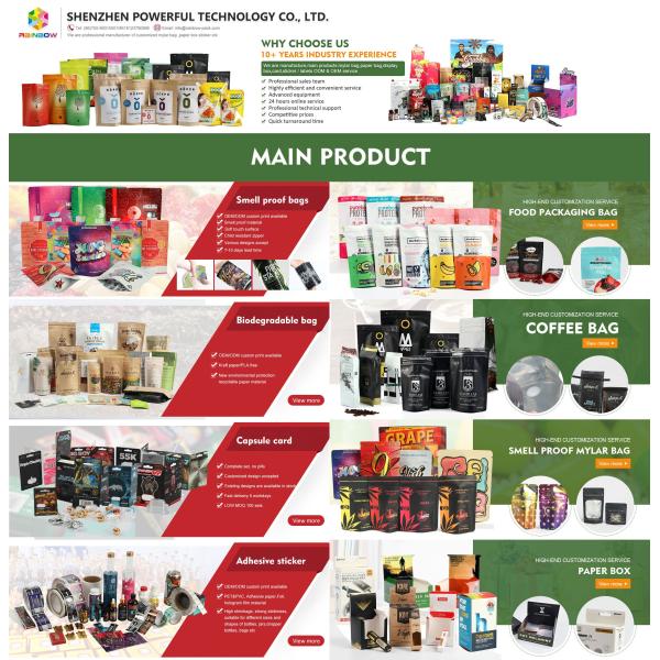 Glossy Shiny Stand Up Pouch Plastic Customized Packaging Coffee Bags