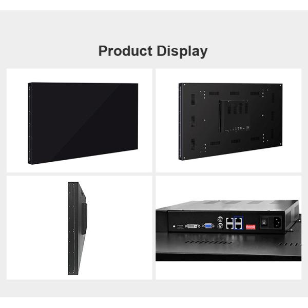 60HZ LCD Video Wall 65inch Series Multi Screen Display Wall 0.37mmX0.37mm Pixel Pitch