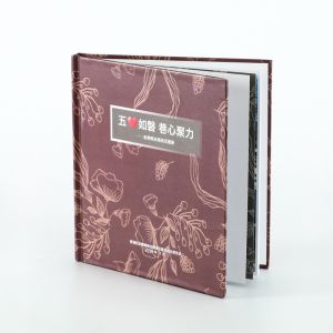 Customized Hardcover Book Printing with Round Corner High Grade Natural Paper