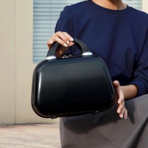 (998)14 "suitcase Makeup box bag Portable cosmetic case/can be attached to a