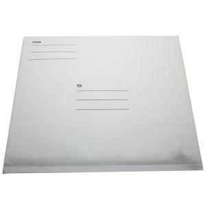 Kraft Bubble Lined Mailers 165x255 #B6 , White Padded Mailing Envelopes
