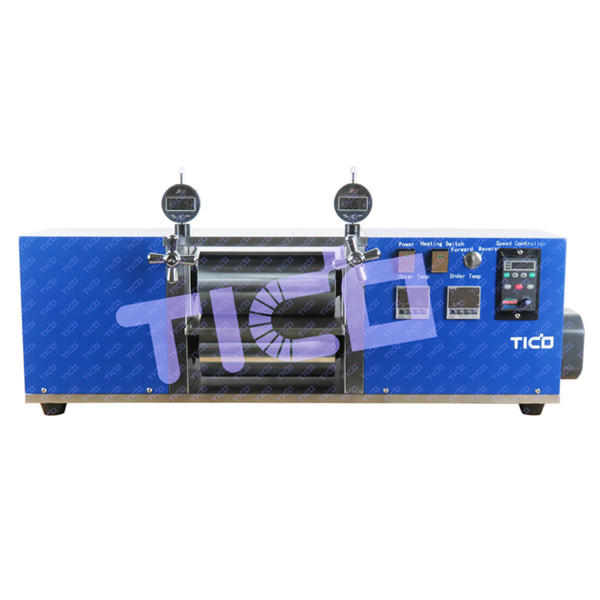 Heating Rolling Press Calender with 200mm Width Roller for Pouch Battery Lab