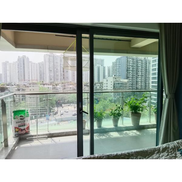 Retractable Fly Screen Door Sliding Screen Door Aluminum Alloy Screen window For