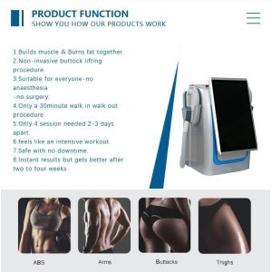 Electromagnetic Muscle Stimulation Machine Non Invasive RF Slim Beauty Machine