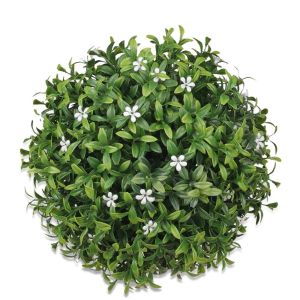 Cheap 42cm PE Artificial Plant Balls PP Artificial Plant Topiary Ball Faux Boxwood Decorative Balls for sale