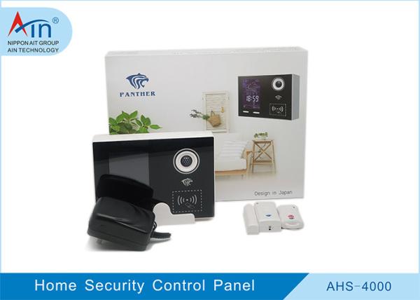 DC 9V Home Security System Control Panel With Real Time Display / Weather