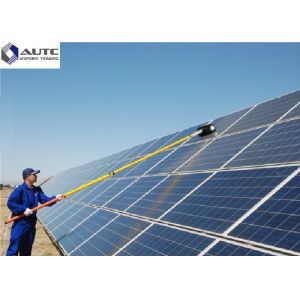 PP Nylon Solar Panel Cleaning Rotating Brush Machine System High Efficiency