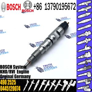 China common rail injector 0445120252 5263315 for Cummins industrial engines diesel fuel injector 4981126 0445120252 on sale