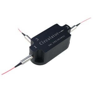 3 Port Multimode 850nm 1300nm Fiber Optical Circulators TGG-Based Circulator