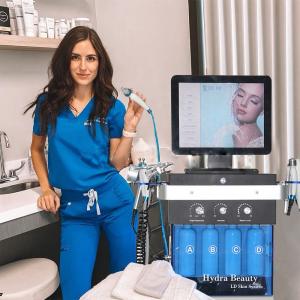 Cheap 12 Touch Screen Hydradermabrasion Machine With Skin Scrubber Handpiece for sale