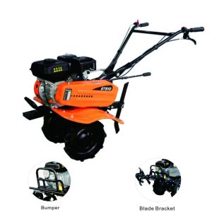 Transporting Wheels Mini Power Belt Tiller GT910 3.5 - 6 Solid Rubber Wheels