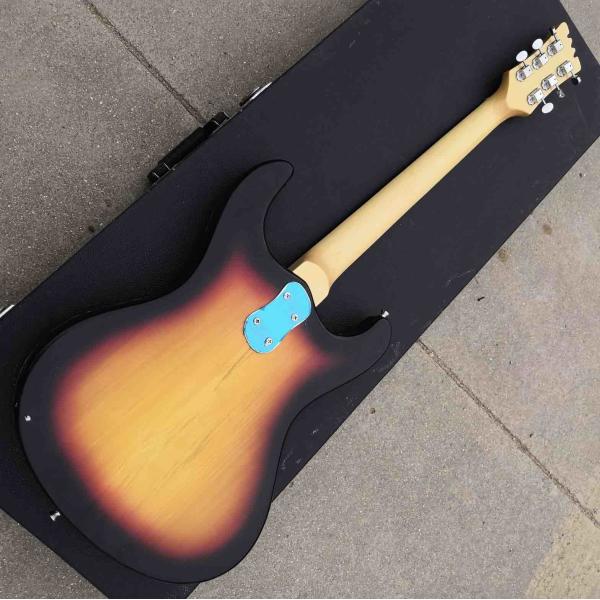 Custom JR The Ventures Guitar Mosrite Model Metallic Electric Guitar in Blue