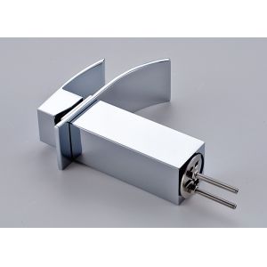 ROVATE Deck Mounted Single Hole Bathroom Basin Faucets Waterfall Wash Mixer