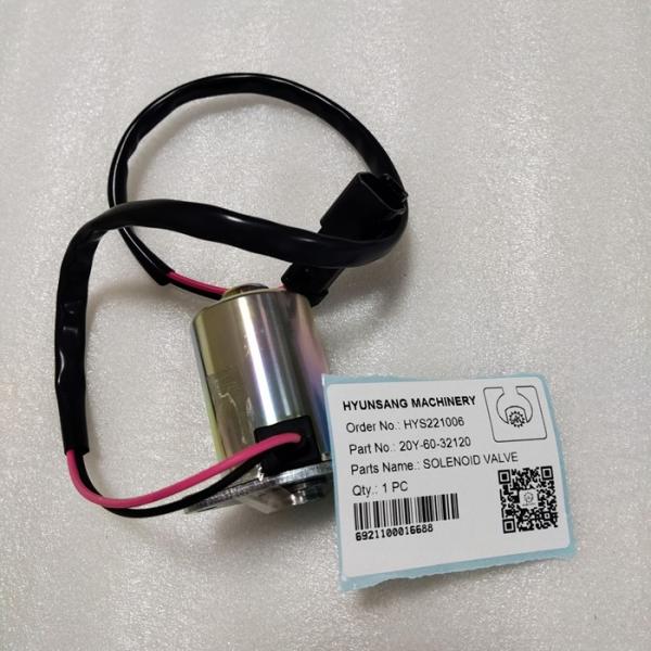 Quality Solenoid Valve 20Y-60-32120 20Y6032120 20Y-60-32121 20Y6032121 209-60-77250 2096077250 For PC200 PC300 wholesale