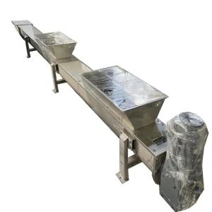 Stainless Steel Shaftless Screw Conveyor Efficient Sludge Solids Conveying