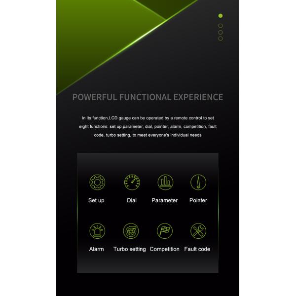 Oil Gasoline Voltage Car Gauge Meter OBD2 RPM Auto Gauge