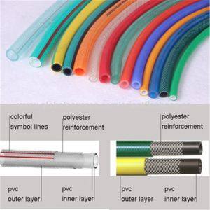Two Layer or Three layer Fiber Braiding reinforced car washing Use PVC Soft