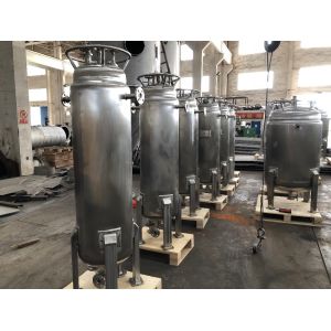 Stainless Steel Polished Reaction Kettle Gas Tank With ASME Certificate