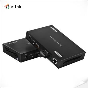 1-Ch HDMI Video + 1-Ch 10 100M Ethernet over Fiber Extender