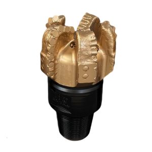 China 5 Blade Matrix Body PDC Drill Bits 4-1/2 API Reg Pin Thread Rock Drilling Tool on sale China 5 Blade Matrix Body PDC Drill Bits 4-1/2 API Reg Pin Thread Rock Drilling Tool on sale