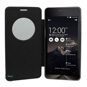 Luxury PU Leather Smart Window View SUPER Slim Flip Folio for Zonfone 5