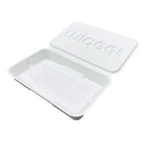 Antistatic Custom Molded Fiber Packaging For Crayon Wet Press Tray