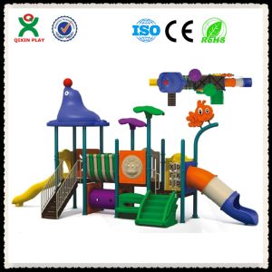 Outdoor home playground equipment for home, Plastic slide playground for family