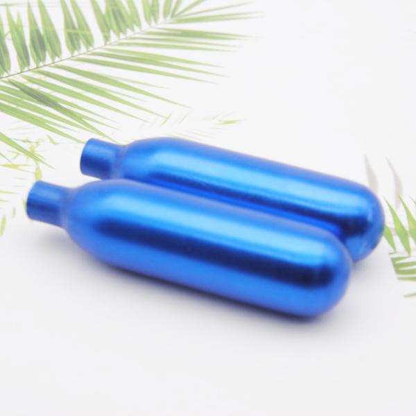 Quality Empty Blue N2O Mini Cream Whipper Chargers Portable wholesale