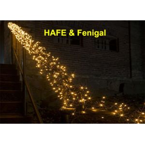 Cold White 2.8M Length 384LED Cluster Christmas Tree Lights