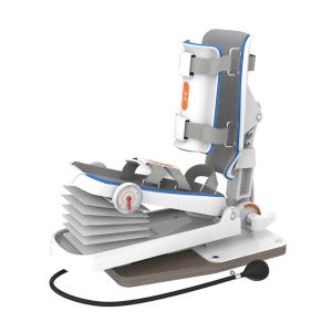 Ankle post-surgery hemiplegia stiffness foot drop dorsiflexion large angle exercise pulling tendon trainer