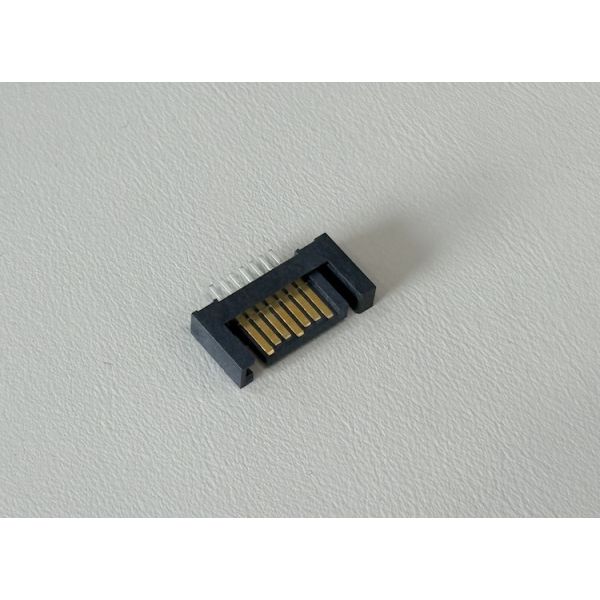 13 Pin SATA board mount connector, 1.27mm pitch vertical SMT PCB connector for high speed data transmission, HDD / SSD storage, industrial electronic