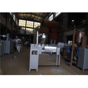 Electric Coconut Expeller Machine , Sunflower Pressing Machine Screw Driven