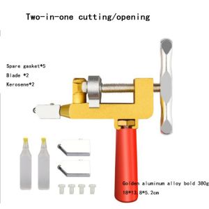Glass Cutter Set Multi-Functional Glass Cutter Ceramic Tile Opener Manual Tile